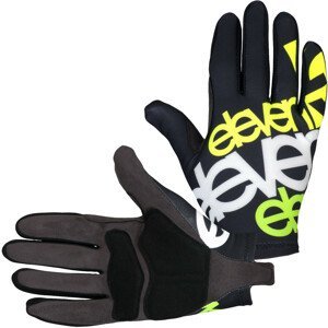 Cyklistické rukavice Eleven Long Fluo Black Velikost: XS