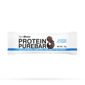 Proteinová tyčinka PureBar 12 x 70 g cookies & krém - GymBeam