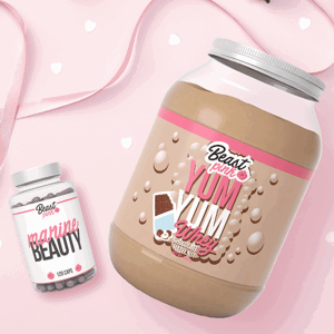 Protein Yum Yum Whey 1000 g vanilková zmrzlina - BeastPink