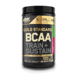 Gold Standard BCAA Train Sustain 266 g malina - Optimum Nutrition