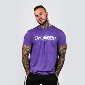 Tričko Make Muscles Heather Purple S - GymBeam