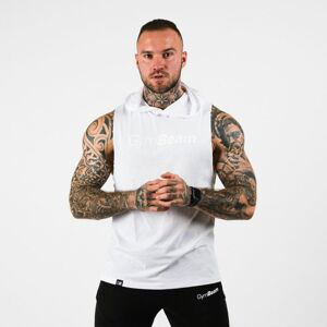 Tílko Hoodie Tank Top White XXL - GymBeam