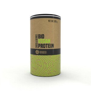 BIO Vegan Protein 600 g banán jahoda - VanaVita