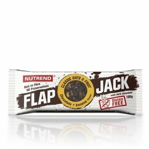 Tyčinka FlapJack 100 g čokoláda banán - Nutrend