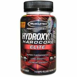 Spalovač tuků Hydroxycut Hardcore Elite 110 kaps bez příchuti - MuscleTech