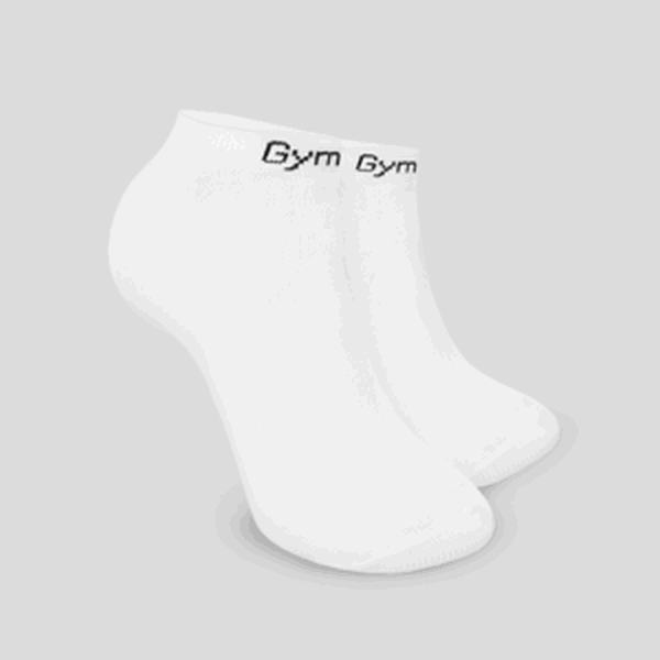 Ponožky Ankle Socks 3Pack White L/XL - GymBeam