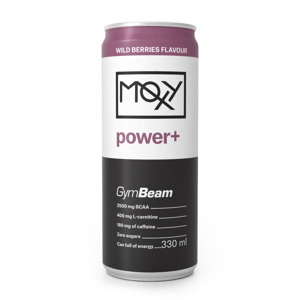 MOXY power+ Energy Drink 330 ml lesní ovoce - GymBeam