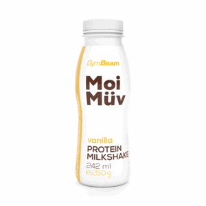 MoiMüv Protein Milkshake 12 x 250 ml vanilka - GymBeam