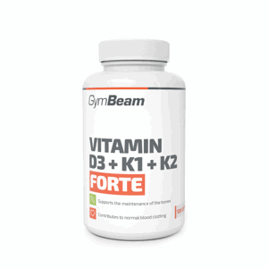 Vitamin D3+K1+K2 Forte 120 kaps. - GymBeam