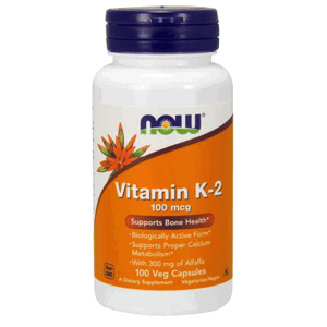 Vitamín K-2 100 mcg 100 kaps. - NOW Foods