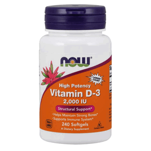 Vitamín D3 2000 IU 240 kaps. - NOW Foods