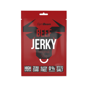 Sušené maso Beef Jerky 50 g originál - GymBeam