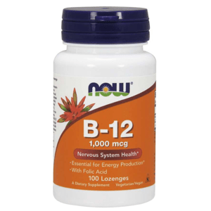 Vitamín B12 1000 mcg 100 tab. - NOW Foods