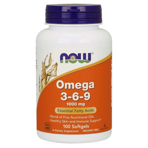 Omega 3-6-9 1000 mg 100 kaps. - NOW Foods