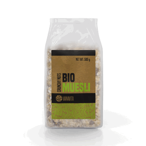 BIO Müsli 500 g křupavé ořechy - VanaVita