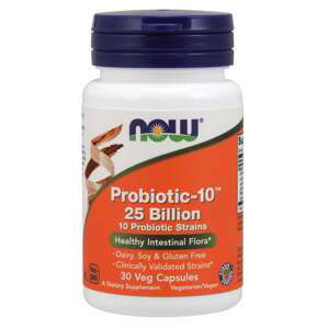 Probiotikum -10™ 30 kaps. - NOW Foods