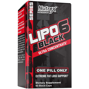 Lipo 6 Black Ultra Concentrate 60 kaps bez příchuti - Nutrex