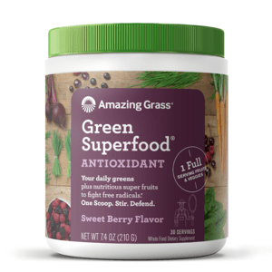Mix superpotravin Green Superfood Antioxidant 210 g sladké bobule - Amazing Grass