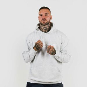 Mikina PRO Hoodie Grey XXL - GymBeam