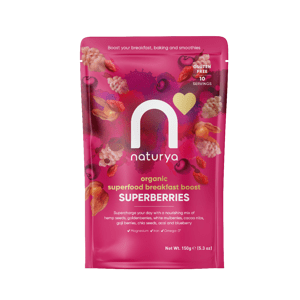 Snídaňová směs Superfood Breakfast Boost Superberries 150 g - Naturya