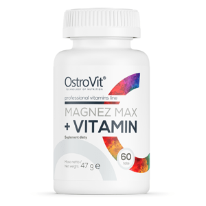 Magnez MAX + Vitamín 60 tabs - OstroVit