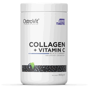 Kolagen + Vitamín C 400 g černý rybíz - OstroVit