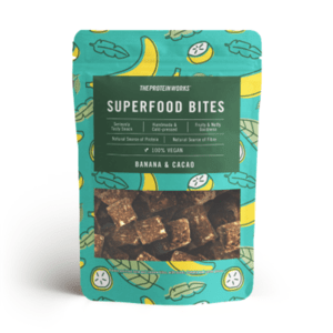 Superfood Bites 140 g banánové kakao - The Protein Works