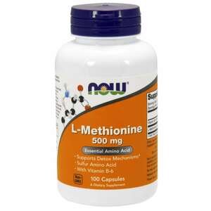 L-Methionin 500 mg 100 kaps. - NOW Foods