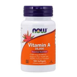 Vitamín A 25000 IU 250 kaps. - NOW Foods