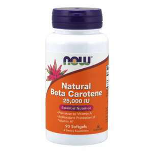 Beta-karoten Natural 7500 mcg 90 kaps. - NOW Foods