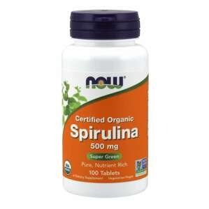 Spirulina 500 mg 100 tab. - NOW Foods