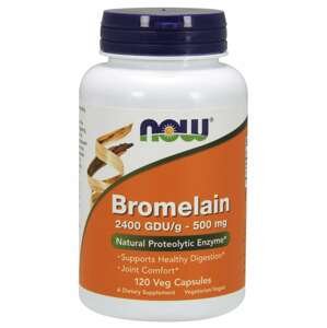 Bromelain 500 mg 60 kaps. - NOW Foods