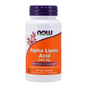 Kyselina alfa-lipoová 250 mg 120 kaps. - NOW Foods