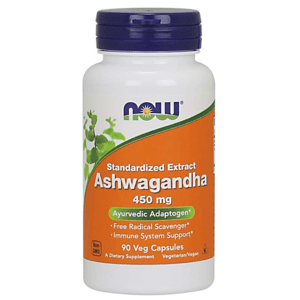 Ashwagandha 450 mg 180 kaps. - NOW Foods