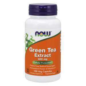 Extrakt zeleného čaje 400 mg 100 kaps. - NOW Foods