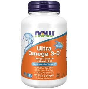 Ultra Omega 3-D™ 90 kaps. - NOW Foods