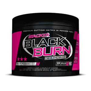 Spalovač tuků Black Burn Micronized 300 g ovocný punč - Stacker2