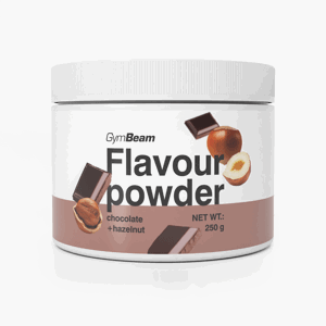 Flavour powder 250 g jahodový krém - GymBeam