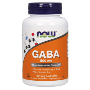 GABA 500 mg 200 kaps. - NOW Foods
