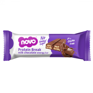 Protein Break Bar 25 x 21,5 g mléčná čokoláda - Novo