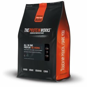 All In One Protein The Works™ 2000 g jahodový krém - The Protein Works