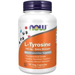 L-tyrosin Extra Silný 750 mg 90 kaps. - NOW Foods