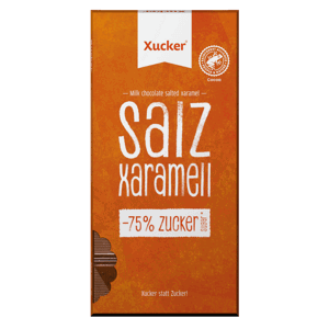 Čokoláda s příchutí slaný karamel 80 g slaný karamel - Xucker