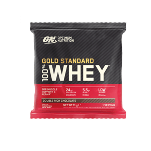 Vzorek 100% Whey Gold Standard 30 g lahodná jahoda - Optimum Nutrition