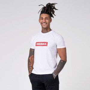 Pánské tričko Basic White XL - NEBBIA