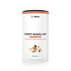 Crispy Muesli Mix 420 g bílá čokoláda ovoce - GymBeam