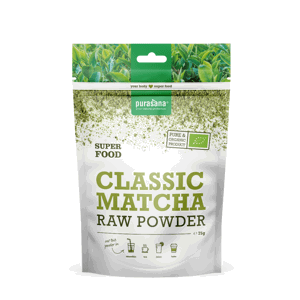 BIO Classic Matcha Raw Powder 75 g - Purasana