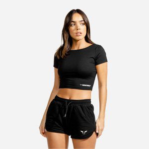 Dámské tričko CropTop Black L - SQUATWOLF