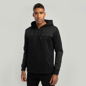 Mikina Essential Zip Up Hoodie Black S - STRIX