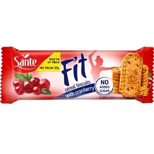 Fit cereální sušenky 50 g brusinka - Sante